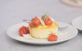 Petits flans au Grana Padano et à la sauge