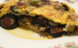 Omelette aux aubergines