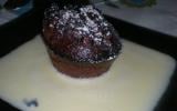 Muffin au chocolat cœur praliné