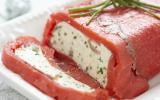 Terrine de saumon fumé, fromage frais à la crème et ciboulette