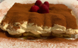 Tiramisu à la framboise pour les amoureux