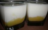 Panna cotta sur lit de lemon curd