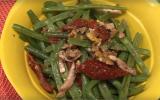 Salade de haricots verts, estragon et champignons