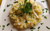 Risotto au yuzu et aux fines herbes