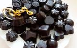 Chocolats fourrés à la ganache aux noisettes