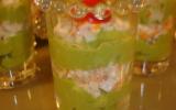 Verrine avocat-surimi