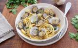 Spaghetti alle vongole (pâtes aux palourdes)