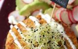 Bacalhau fishcake & Dukkah