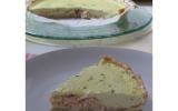 Tarte au saumon fumé et fromage à l'ail et aux fines herbes