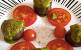 Tomates au pesto et chocolat