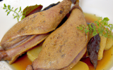 Confit de canard en bouillon aux saveurs de vanille