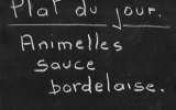 Animelles sauce bordelaise