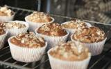 Muffins aux pommes et aux flocons d'avoine