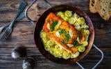 Une diététicienne partage sa recette de croque au saumon fumé et poireau, idéale pour le repas du soir !