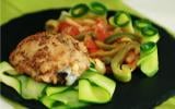 Poulet épicé et ses tagliatelles de courgettes sauce légumes