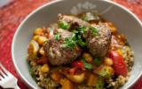 Couscous de quinoa et boulettes d'agneau, sans gluten