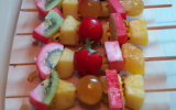 Brochettes aux fruits