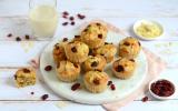 Muffins aux cranberries et amandes