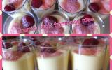 Tiramisu litchi framboises rose