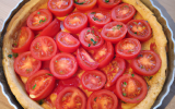 Tarte fraîche aux tomates