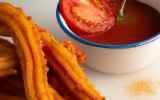 Churros de Morue, jus tomate-épicé