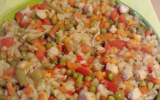 Salade de riz façon paella