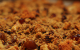 Crumble de dinde aux châtaignes