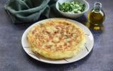 Tarte filo, féta et épinards à la poêle