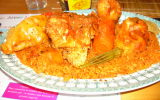 Tiebou  Dieune (riz au poisson) du Sénégal.