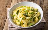 Tagliatelles aux asperges vertes