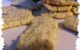 Petits biscuits citron/pavot