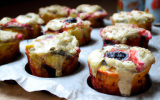 Muffins aux biscuit et au yaourt aux fruits