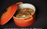 Cocotte de clafoutis pomme, amande, pralin