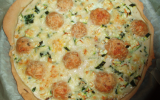 Tarte aux boulettes de thon et courgettes