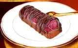 Mini-bûche glacée chocolat-fruits rouges