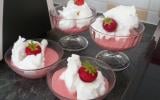 Îles flottantes aux fraises thermomix