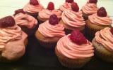 Cupcakes framboise - chocolat blanc