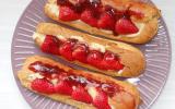 Eclairs à la fraise