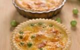 Mini quiches petits pois et bacon