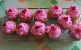 Cupcake aux fraises