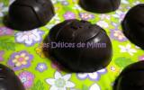 œufs en chocolat fourrés à la ganache au gianduja