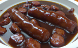 Saucisses sauce au vin