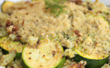 Crumble de courgettes au cumin