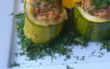 Courgettes farcies légères