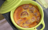 Clafoutis banane, pralinoise