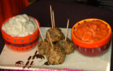 Boulettes de lapin aux herbes et ces deux dips