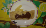 Banane en brick sauce chocolat