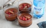 Mousse à l'eau au chocolat et aux marrons