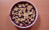 Crumble fruits rouges et bananes