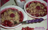 Crumble aux fruits rouges inratable